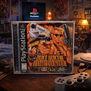 Duke Nukem: Time to Kill – PlayStation 1 CIB Black Label (NTSC-U/C) – Untested
